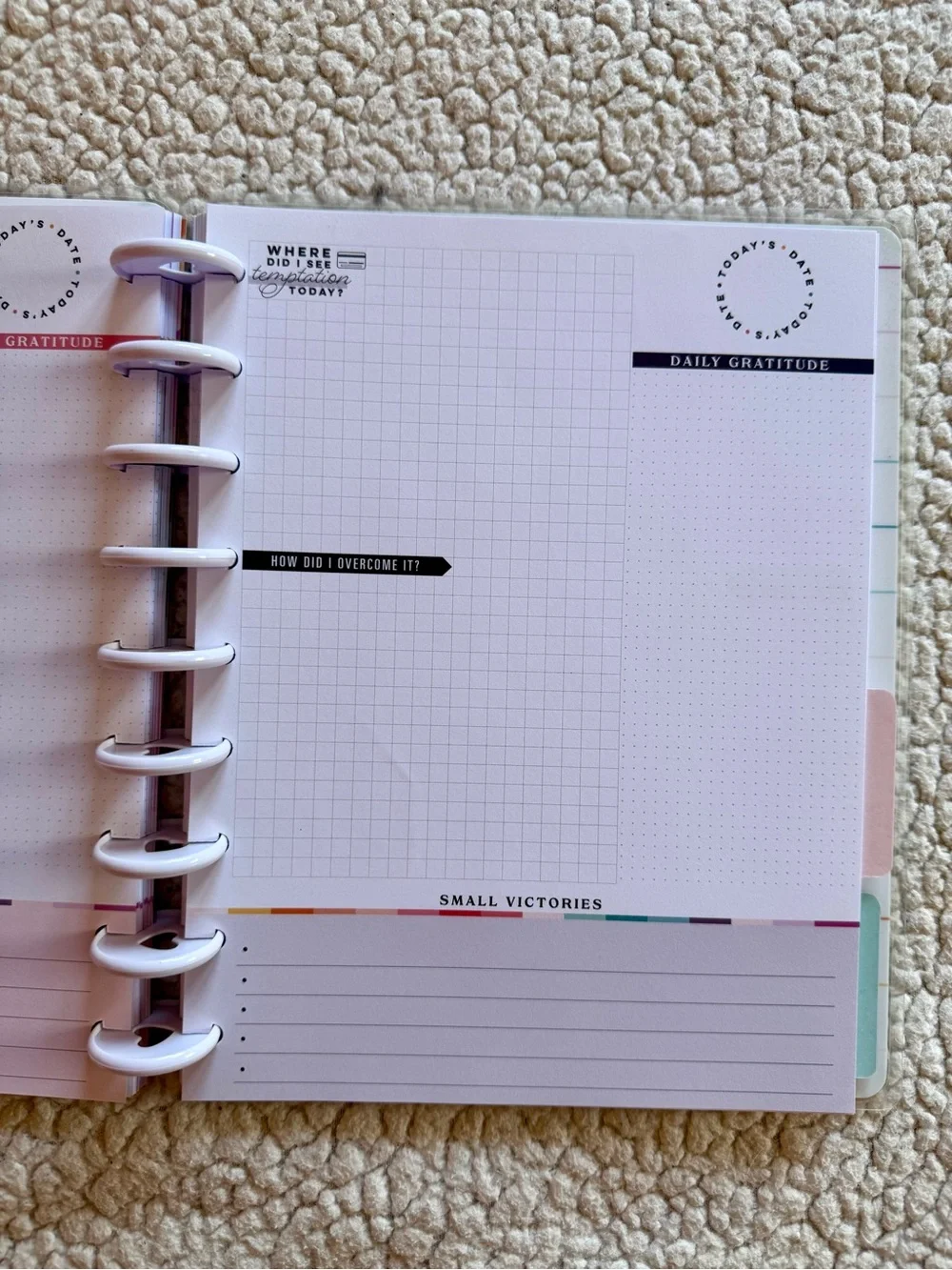 The Happy Planner Reflect & Grow Budget Guided Journal Finance Planner